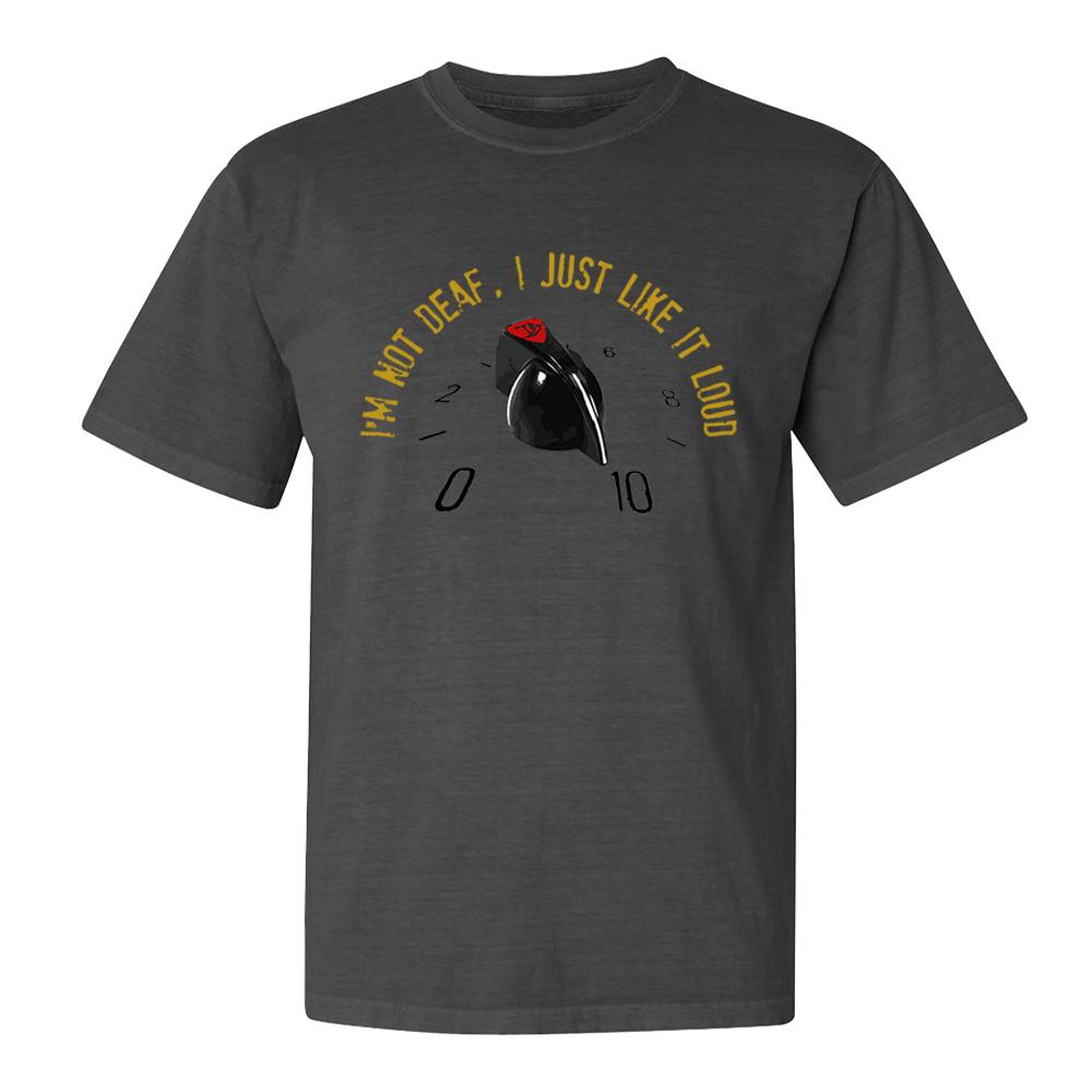 Joe Bonamassa I'm Not Deaf Comfort Colors t-skjorte pepper garment