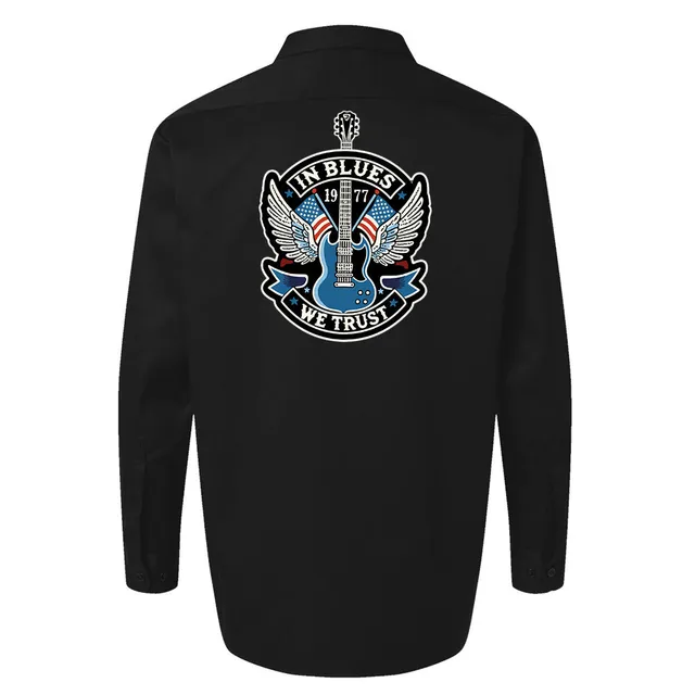 Joe Bonamassa In Blues We Trust Dickies arbeidsskjorte ryggpatch