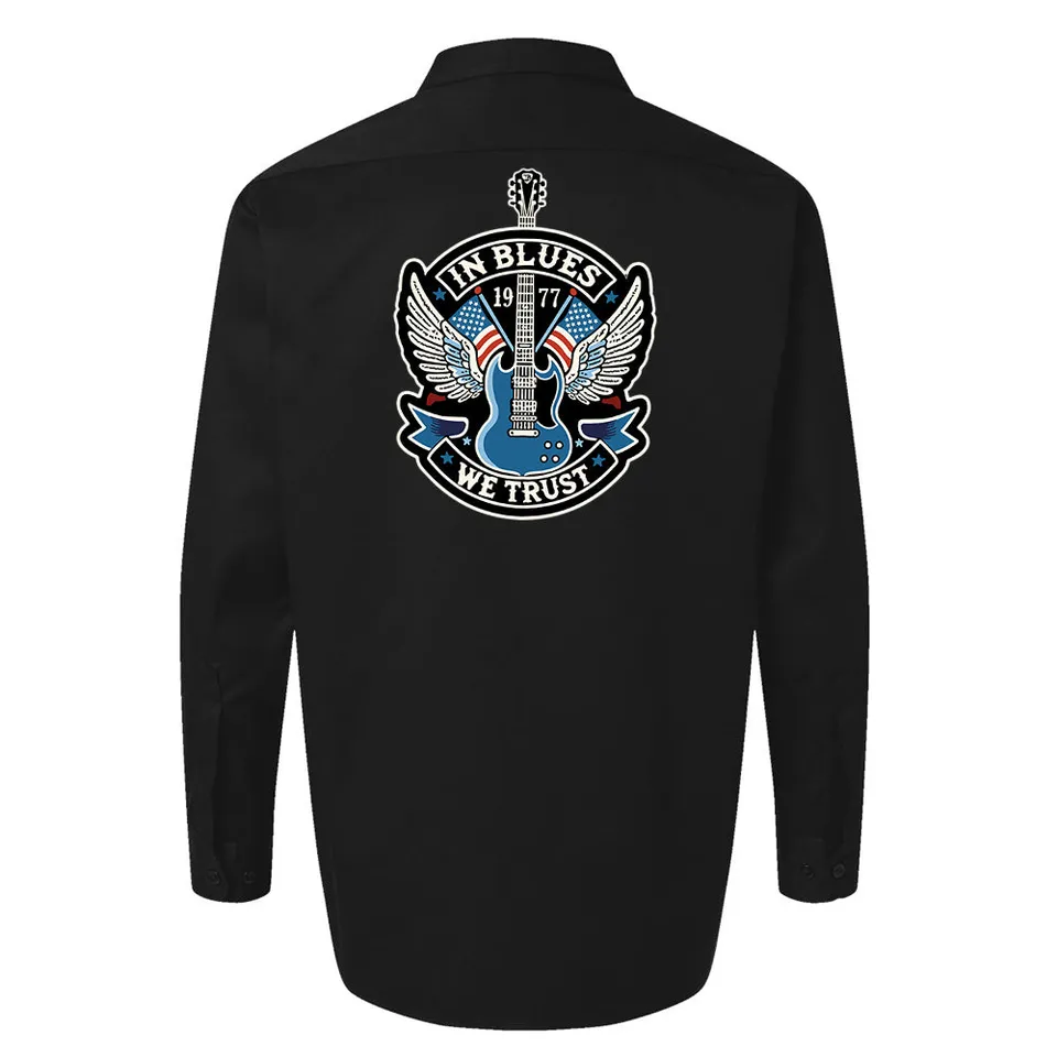 Joe Bonamassa In Blues We Trust Dickies arbeidsskjorte ryggpatch