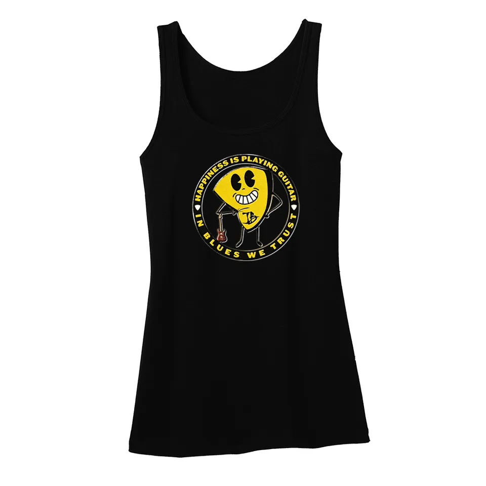 Joe Bonamassa Happiness is Playing Guitar singlet dame svart bomull