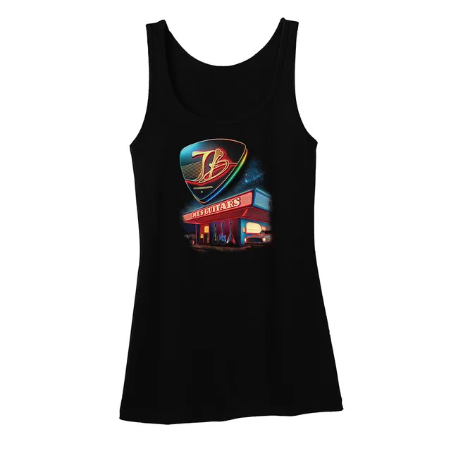 Joe Bonamassa Joe's Guitars Neon Diner singlet dame svart