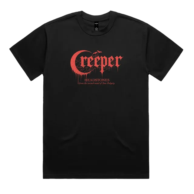 Creeper Headstones t-skjorte svart kraftig