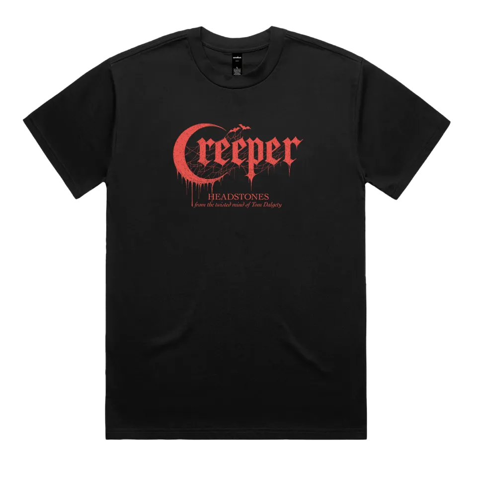 Creeper Headstones t-skjorte svart kraftig