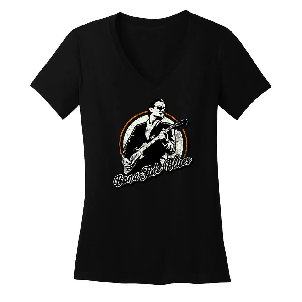 Joe Bonamassa Bona-Fide Blues V-Neck t-skjorte dame
