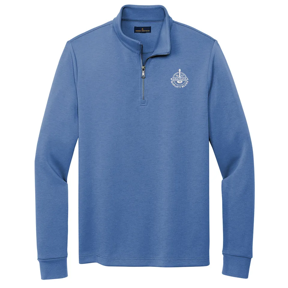 Joe Bonamassa Acoustic Quality Blues Brooks Brothers Double Knit 1/4 Zip genser bomull
