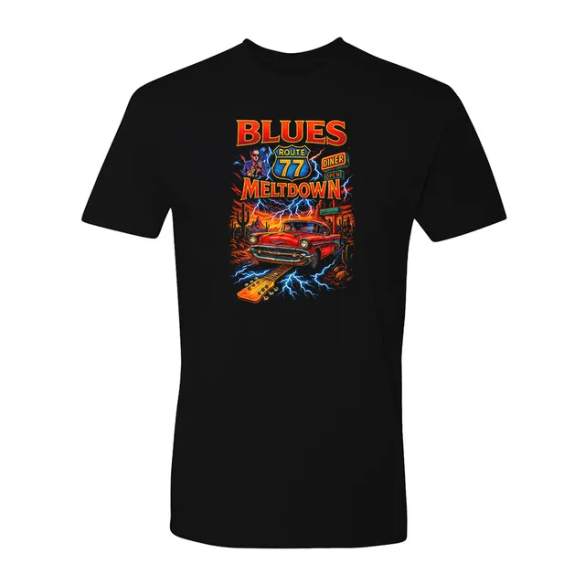 Joe Bonamassa Blues Meltdown t-skjorte svart bomull