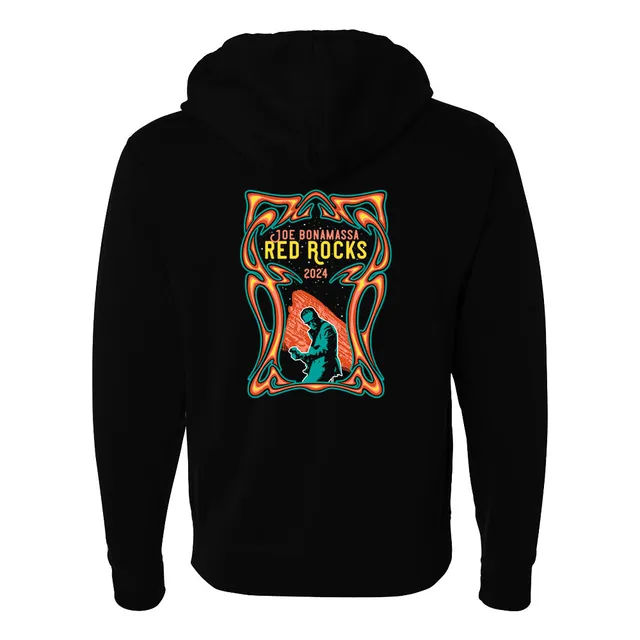 Joe Bonamassa 2024 Retro Red Rocks hettejakke svart