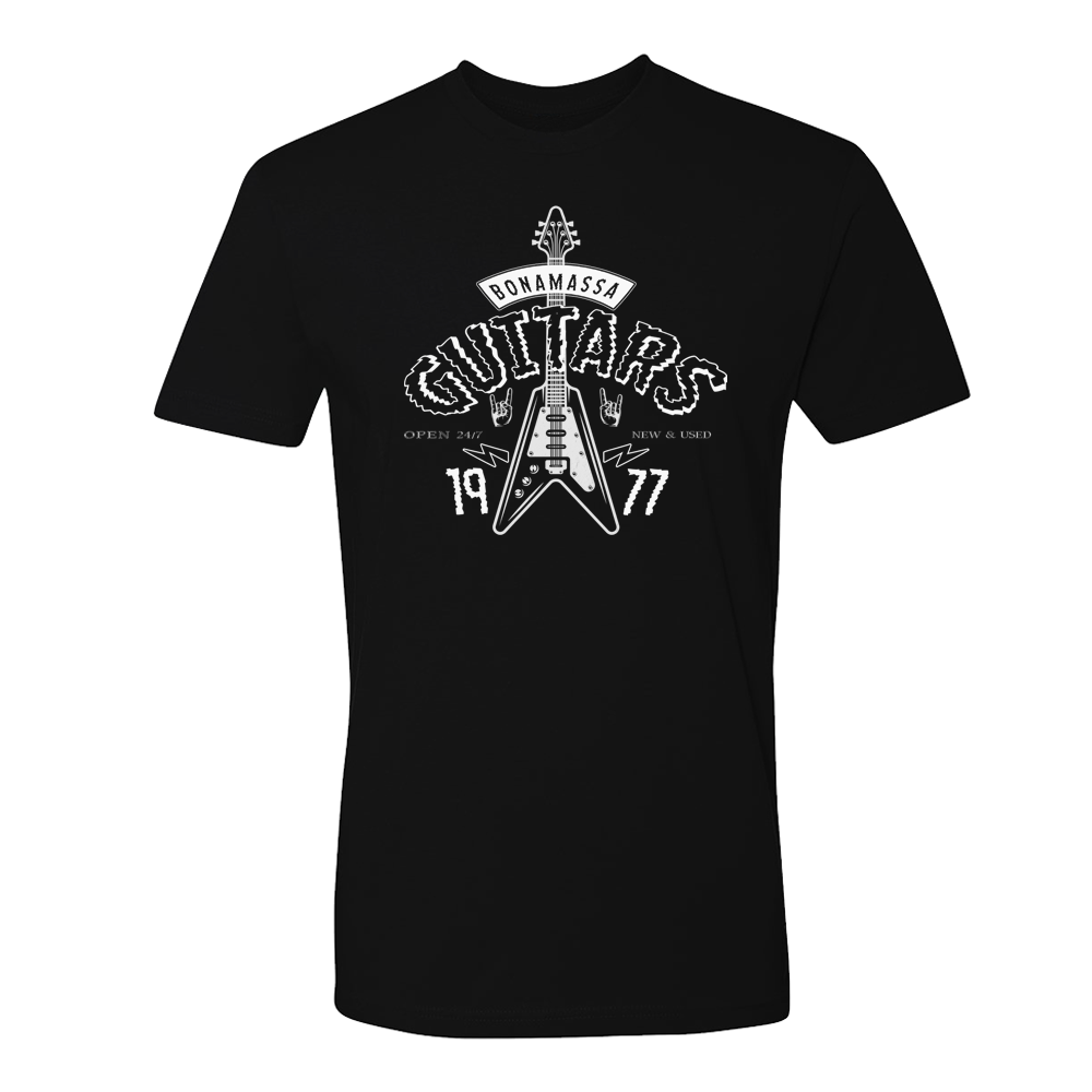 Joe Bonamassa Guitar Shockz t-skjorte unisex lett bomull
