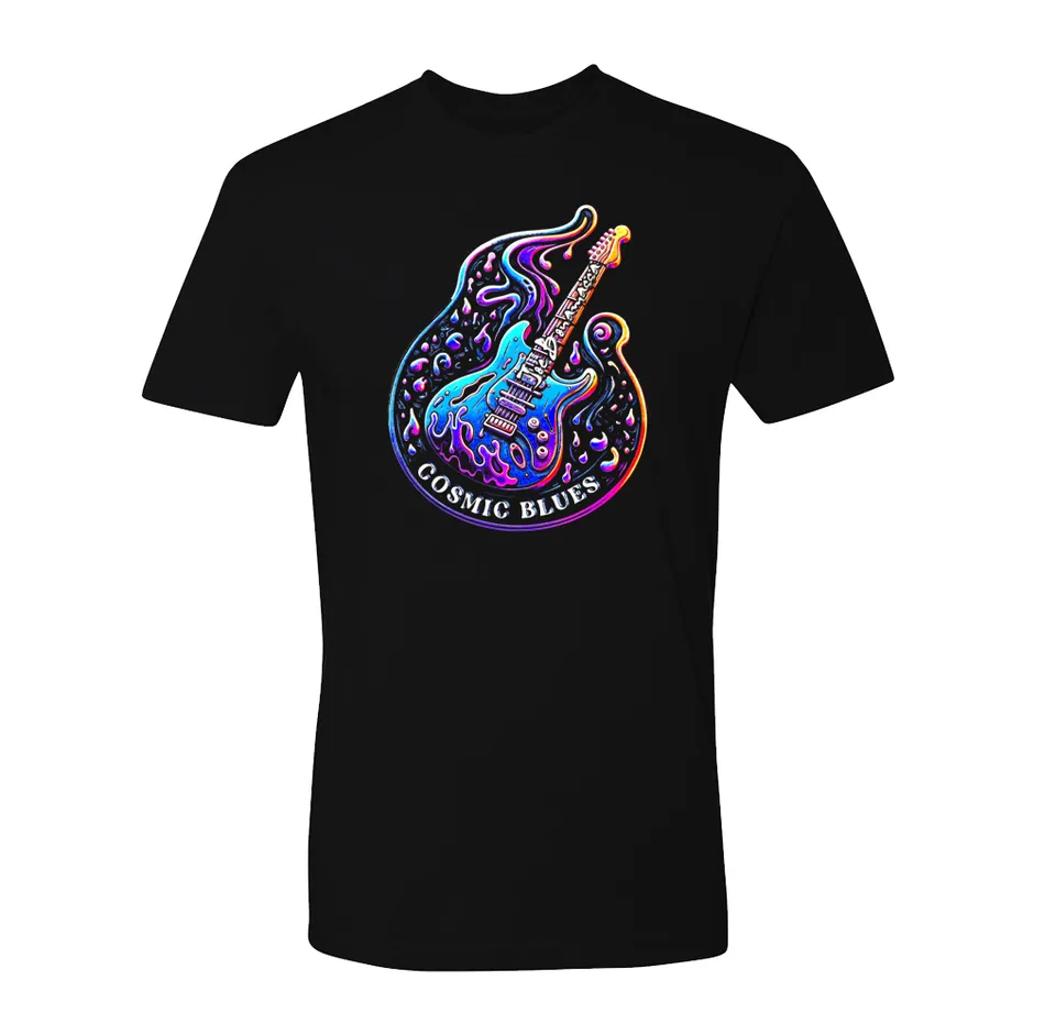Joe Bonamassa Cosmic Blues Melt t-skjorte svart bomull