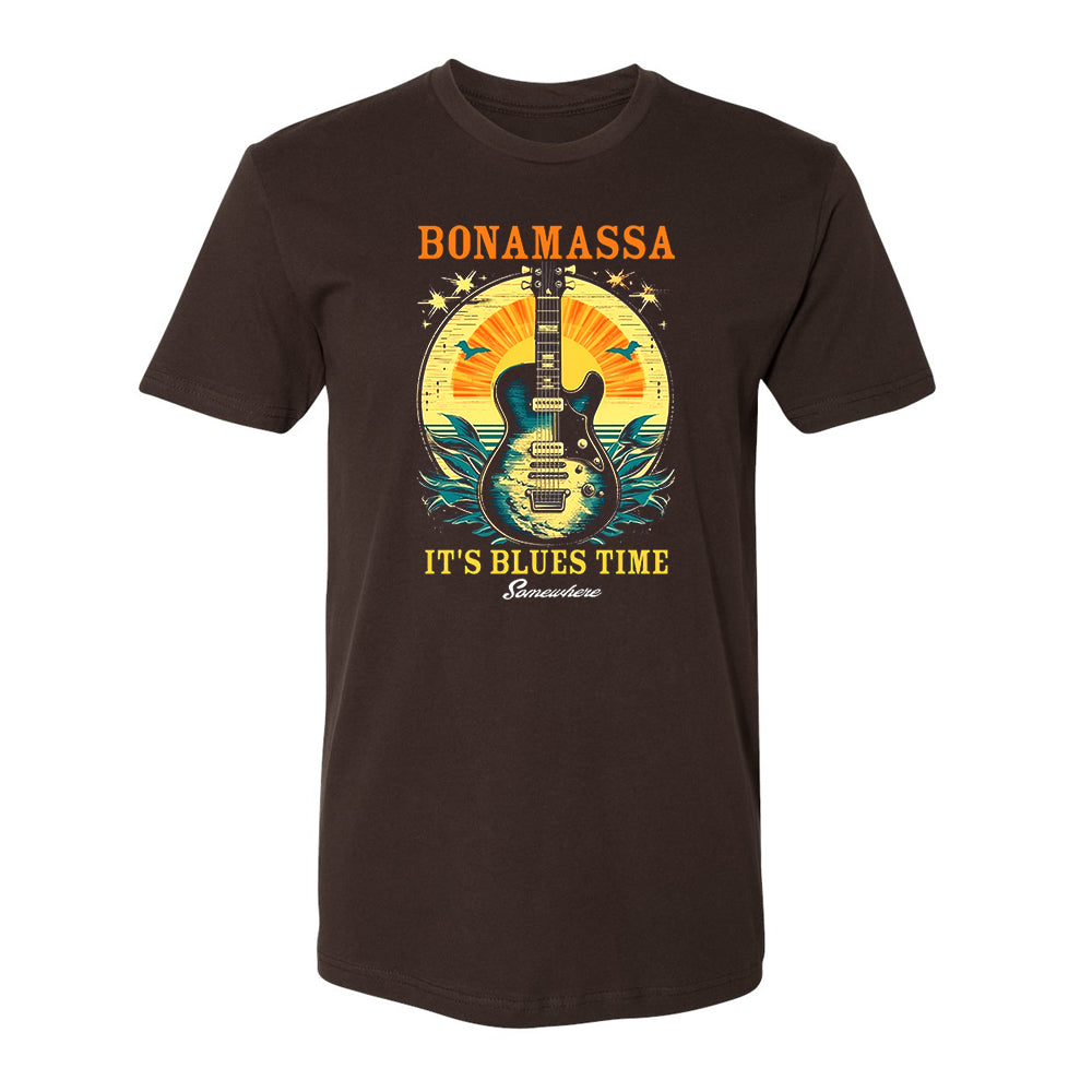 Joe Bonamassa It’s Blues Time Somewhere t-skjorte unisex bomull