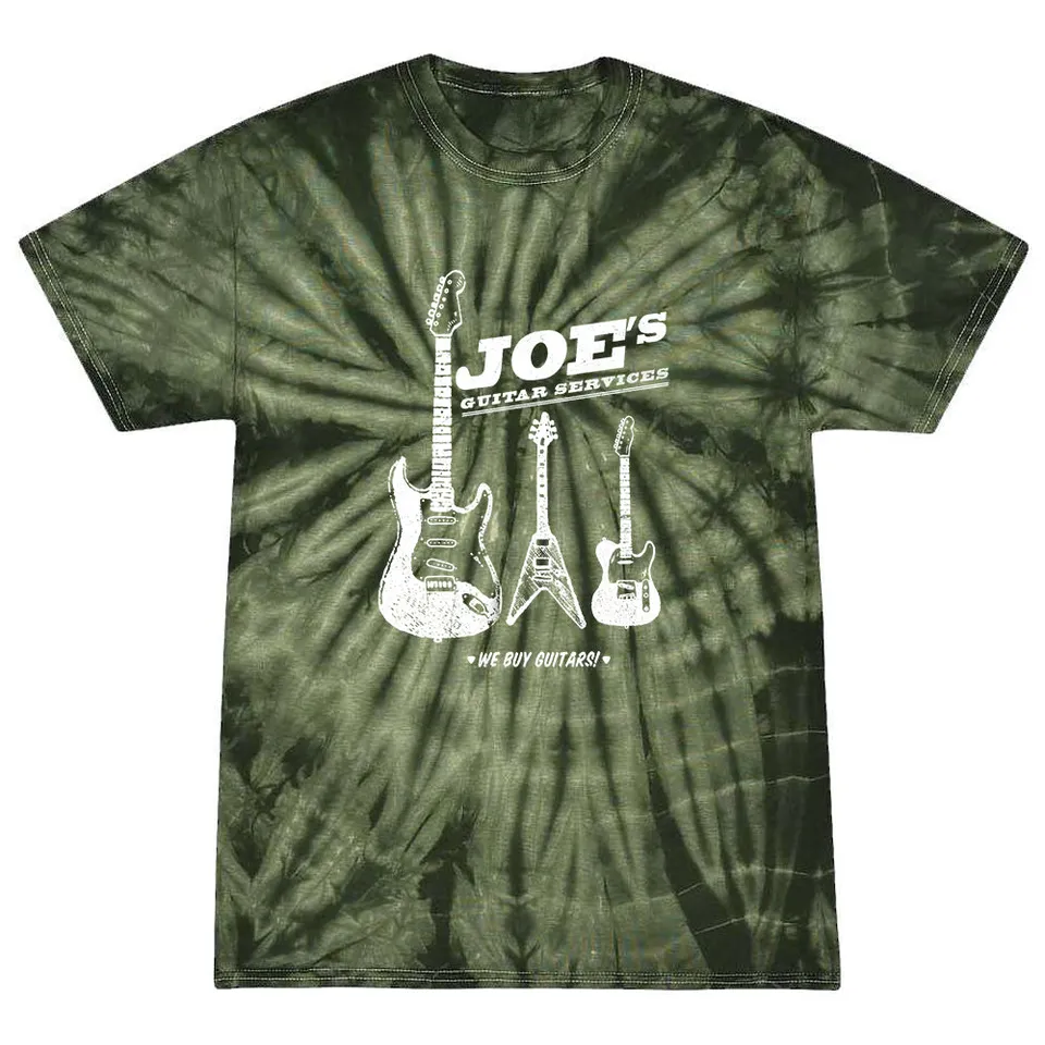 Joe Bonamassa Joe's Guitar Service t-skjorte tie-dye grønn