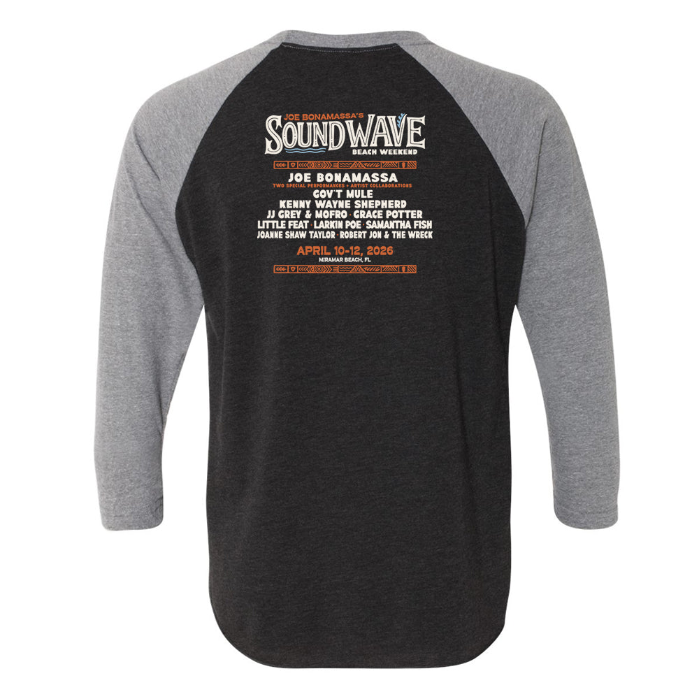 Joe Bonamassa 2026 Sound Wave Beach Weekend t-skjorte 3/4