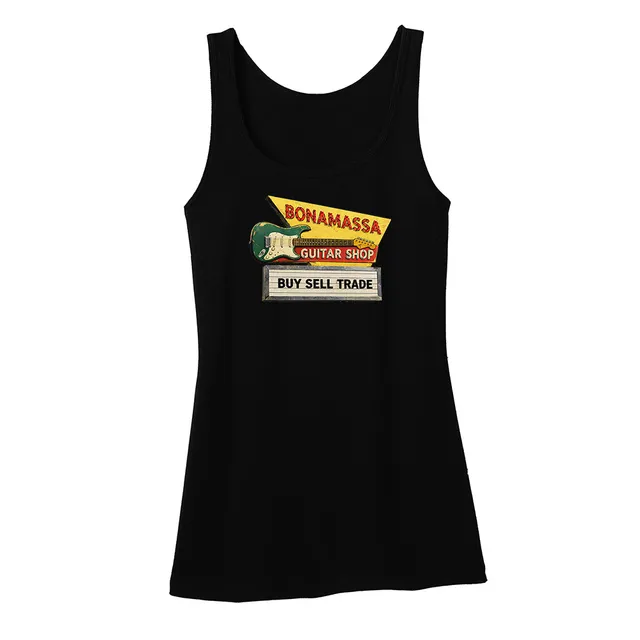 Joe Bonamassa Bona Guitar Shop singlet svart dame