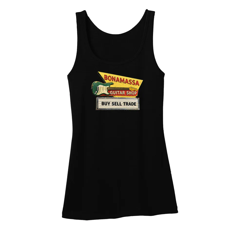 Joe Bonamassa Bona Guitar Shop singlet svart dame