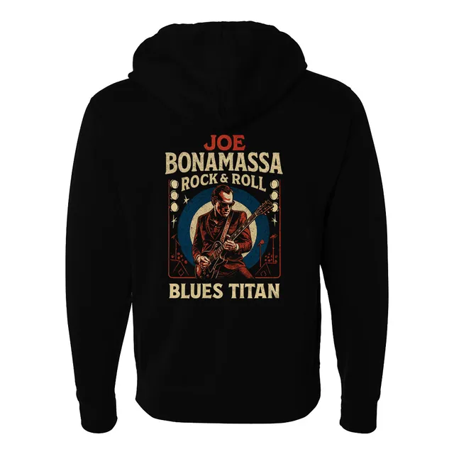 Joe Bonamassa Blues Titan Rock & Roll zip-hettegenser unisex