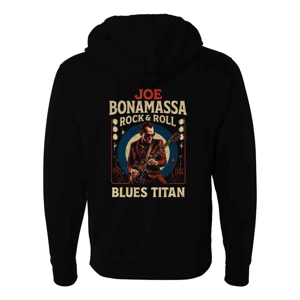 Joe Bonamassa Blues Titan Rock & Roll zip-hettegenser unisex