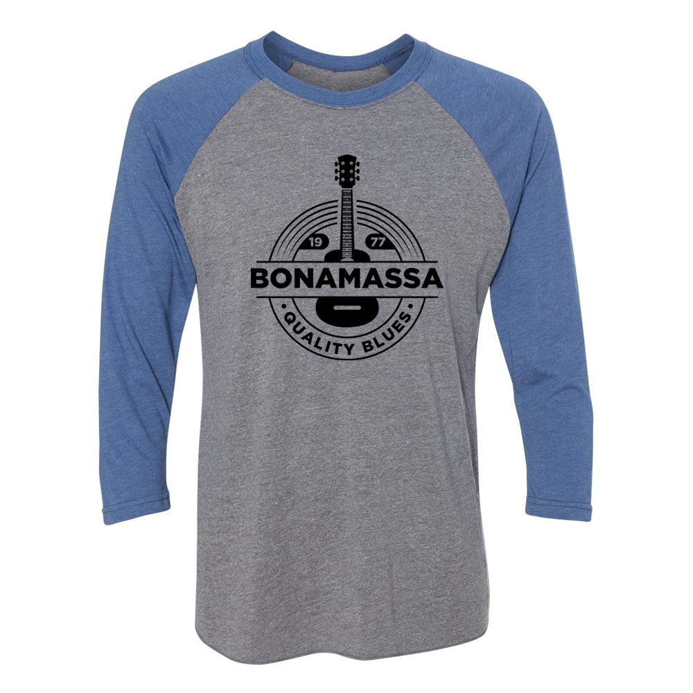 Joe Bonamassa Acoustic Quality Blues 3/4 t-skjorte unisex triblend