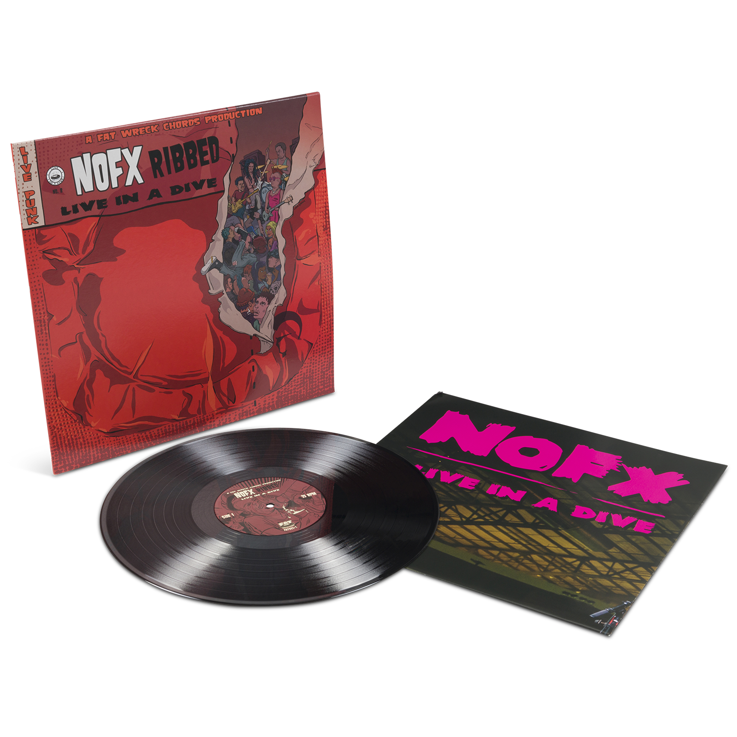 NOFX Live in a Dive vinyl LP konsertopptak