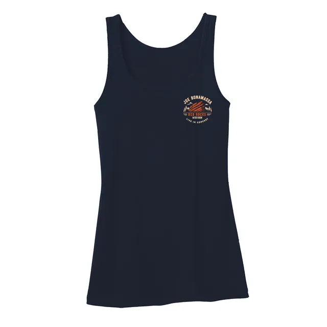 Joe Bonamassa 2026 Red Rocks singlet dame marine bomull