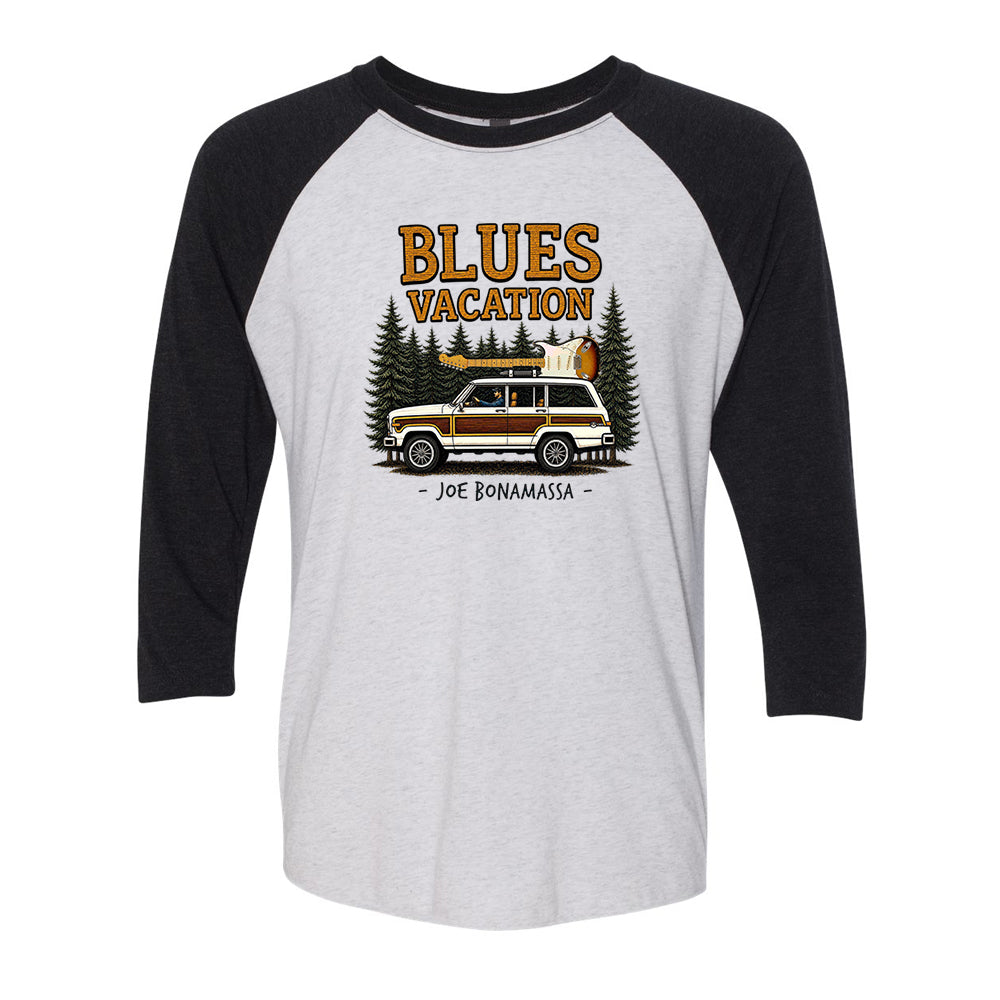 Joe Bonamassa Blues Vacation 3/4 t-skjorte unisex triblend