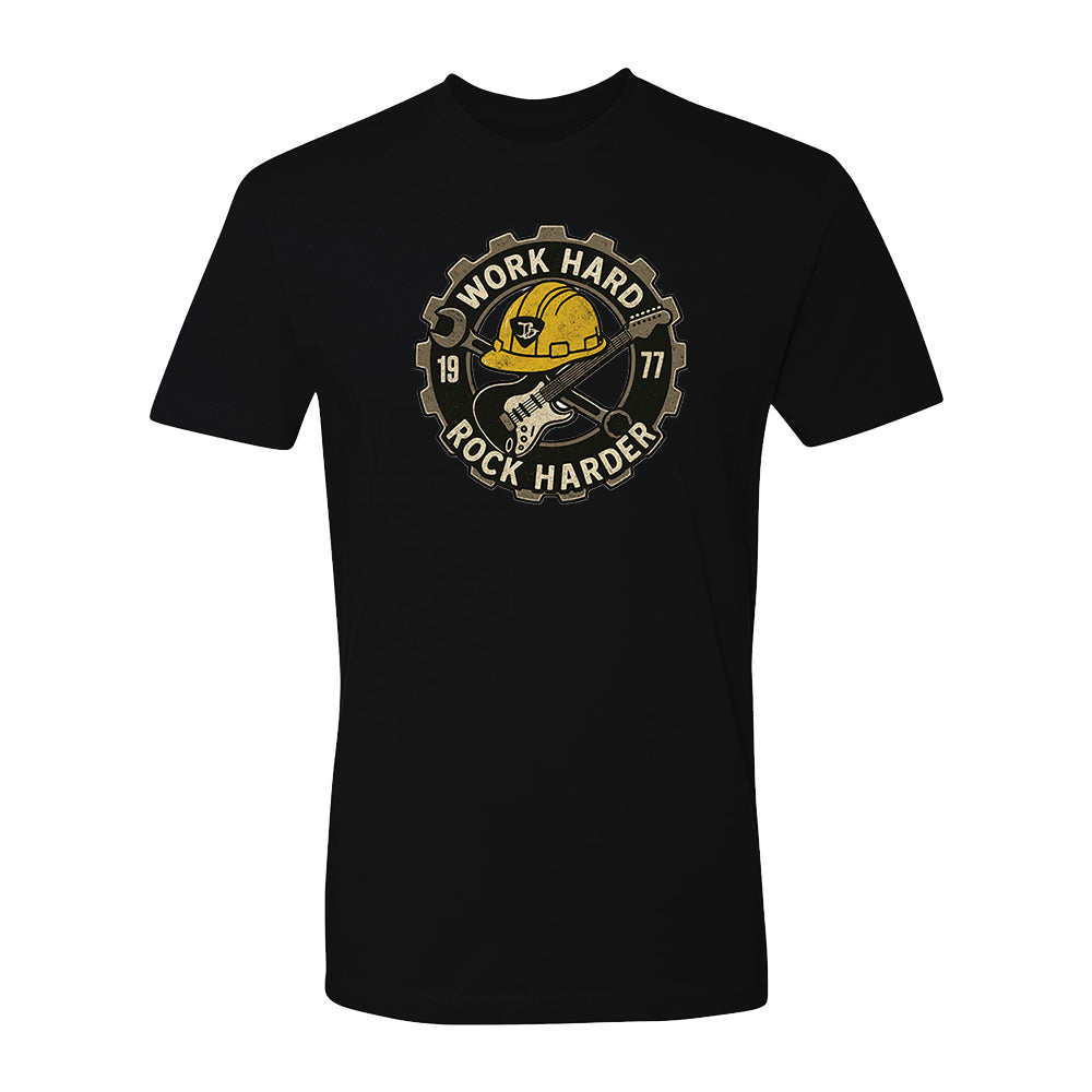 Joe Bonamassa Work Hard, Rock Harder t-skjorte svart bomull