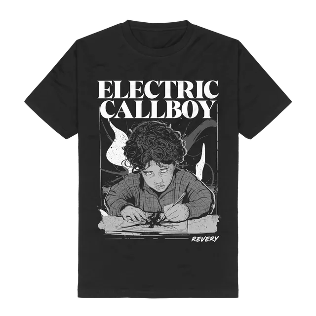 Electric Callboy Don't Be Scared T-skjorte brysttrykk ryggtrykk