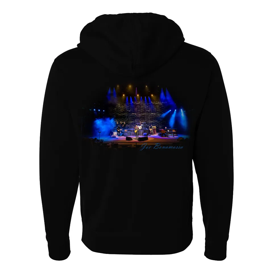 Joe Bonamassa Blues Live zip-hoodie unisex bomullsfleece