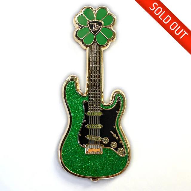 Joe Bonamassa Bluesman Luck pin emalje gull nummerert