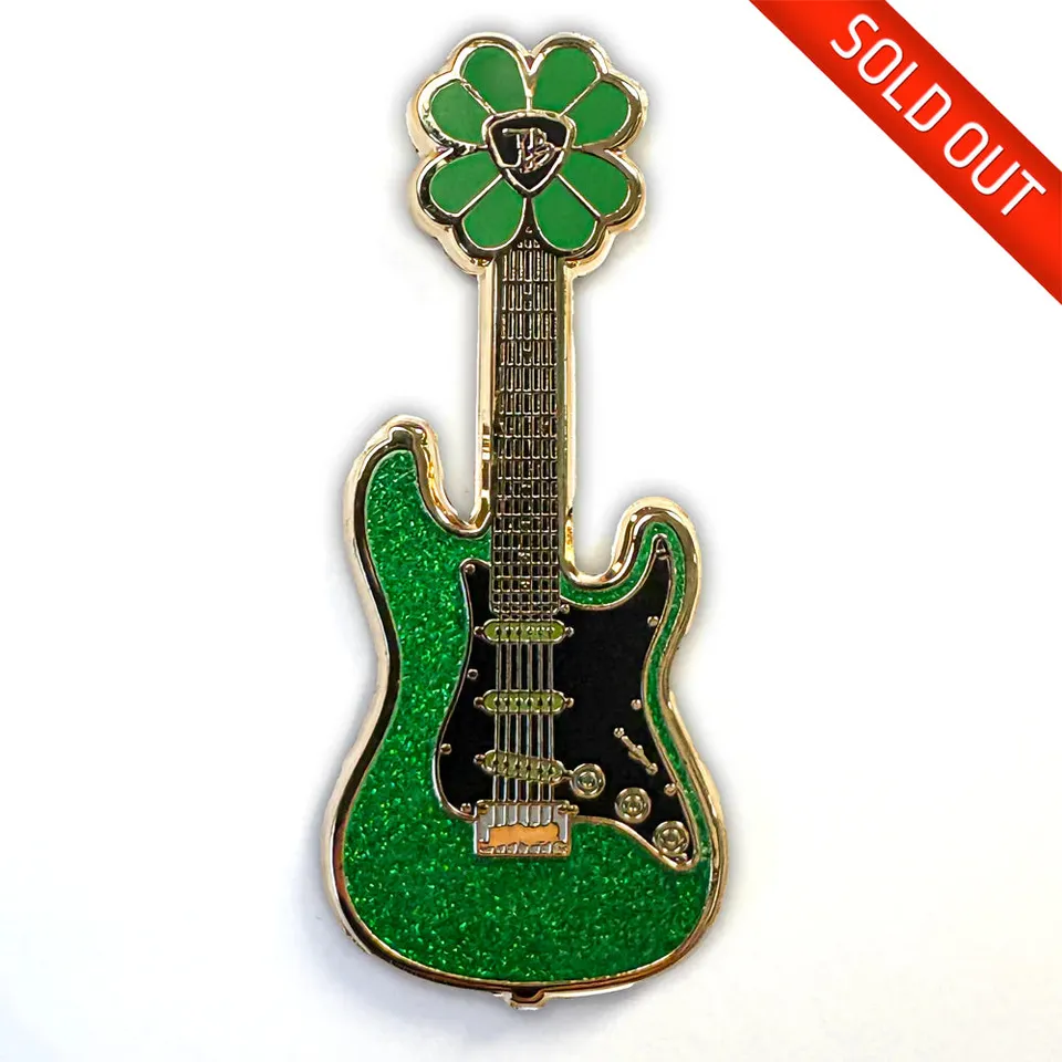 Joe Bonamassa Bluesman Luck pin emalje gull nummerert