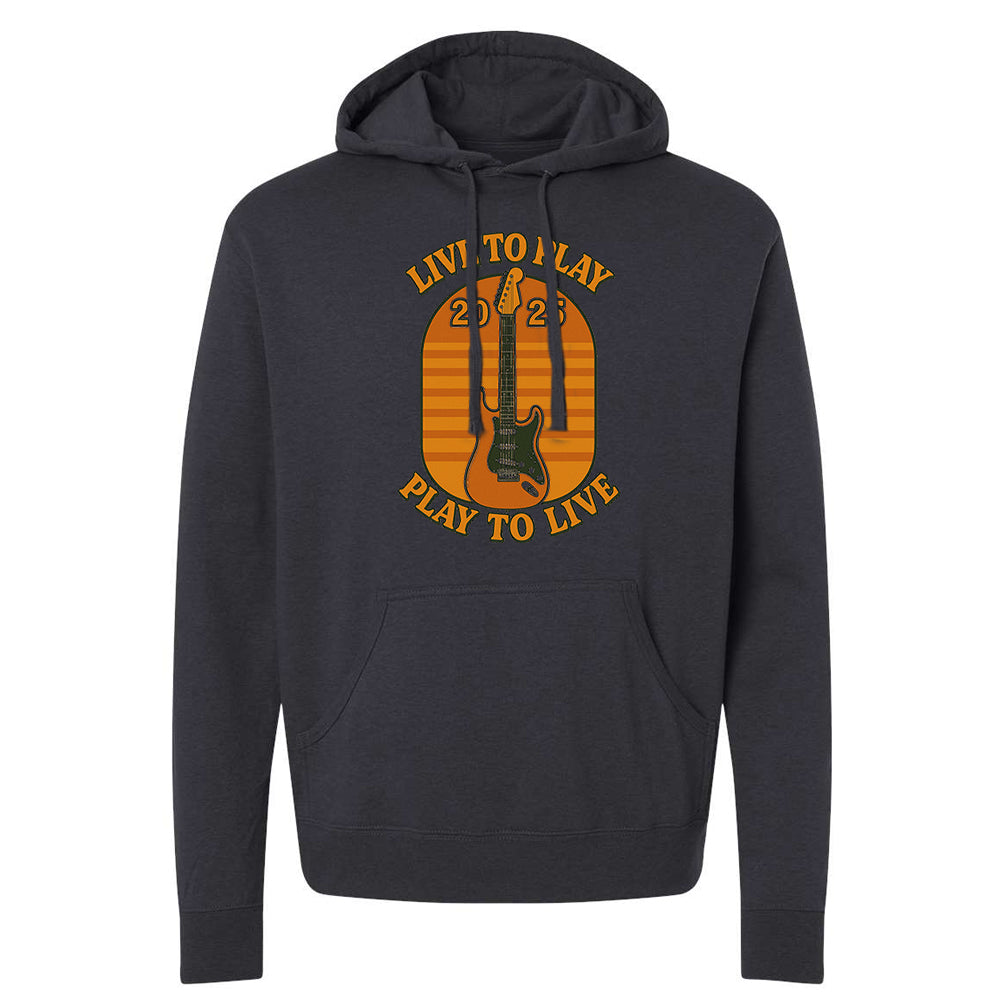 Joe Bonamassa Live To Play Blanche hoodie svart unisex