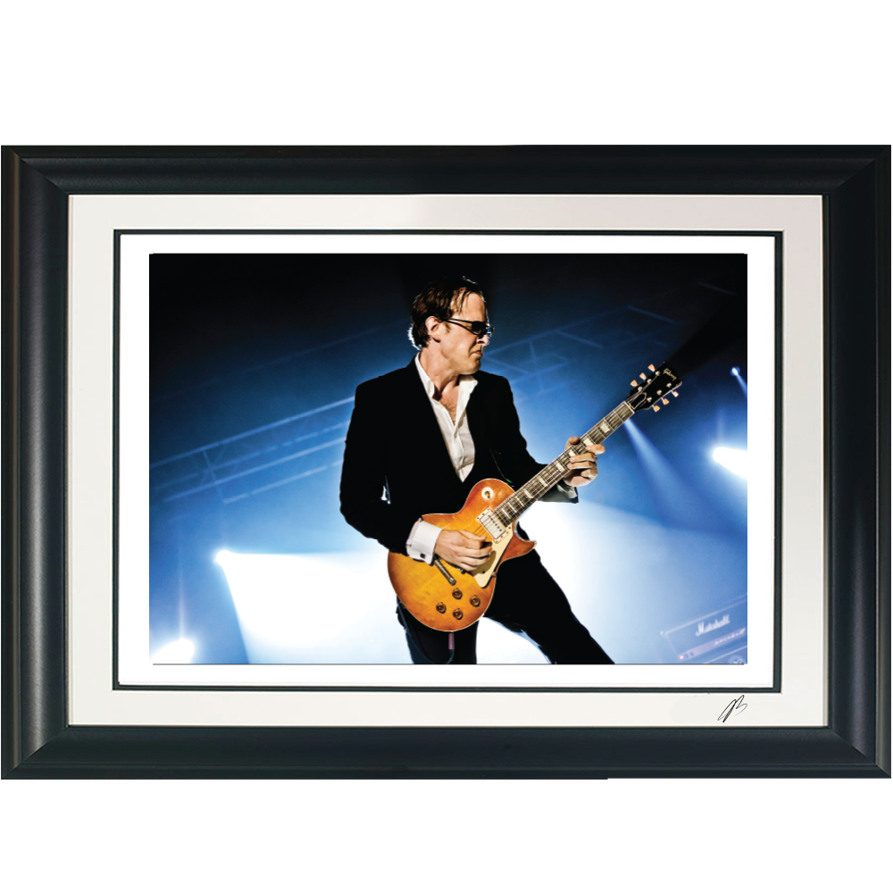 Joe Bonamassa Magellan Litografi #41 Signert Innrammet