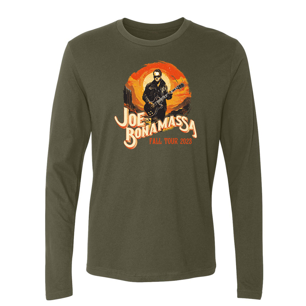 Joe Bonamassa 2023 U.S. Fall Tour Serenade langermet t-skjorte herre
