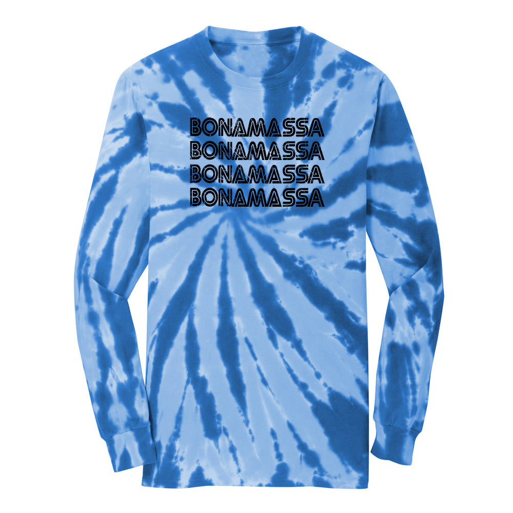 Joe Bonamassa Quadamassa Tie Dye Langermet unisex bomull