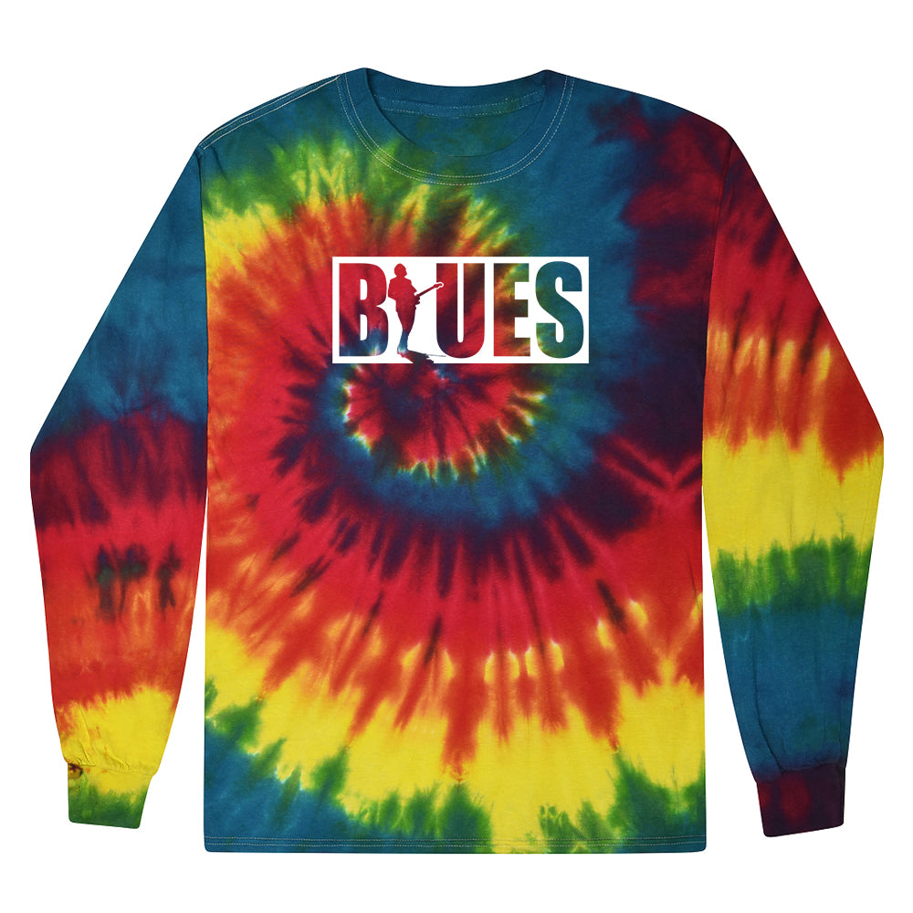 Joe Bonamassa Blues Block langermet tie dye bomull