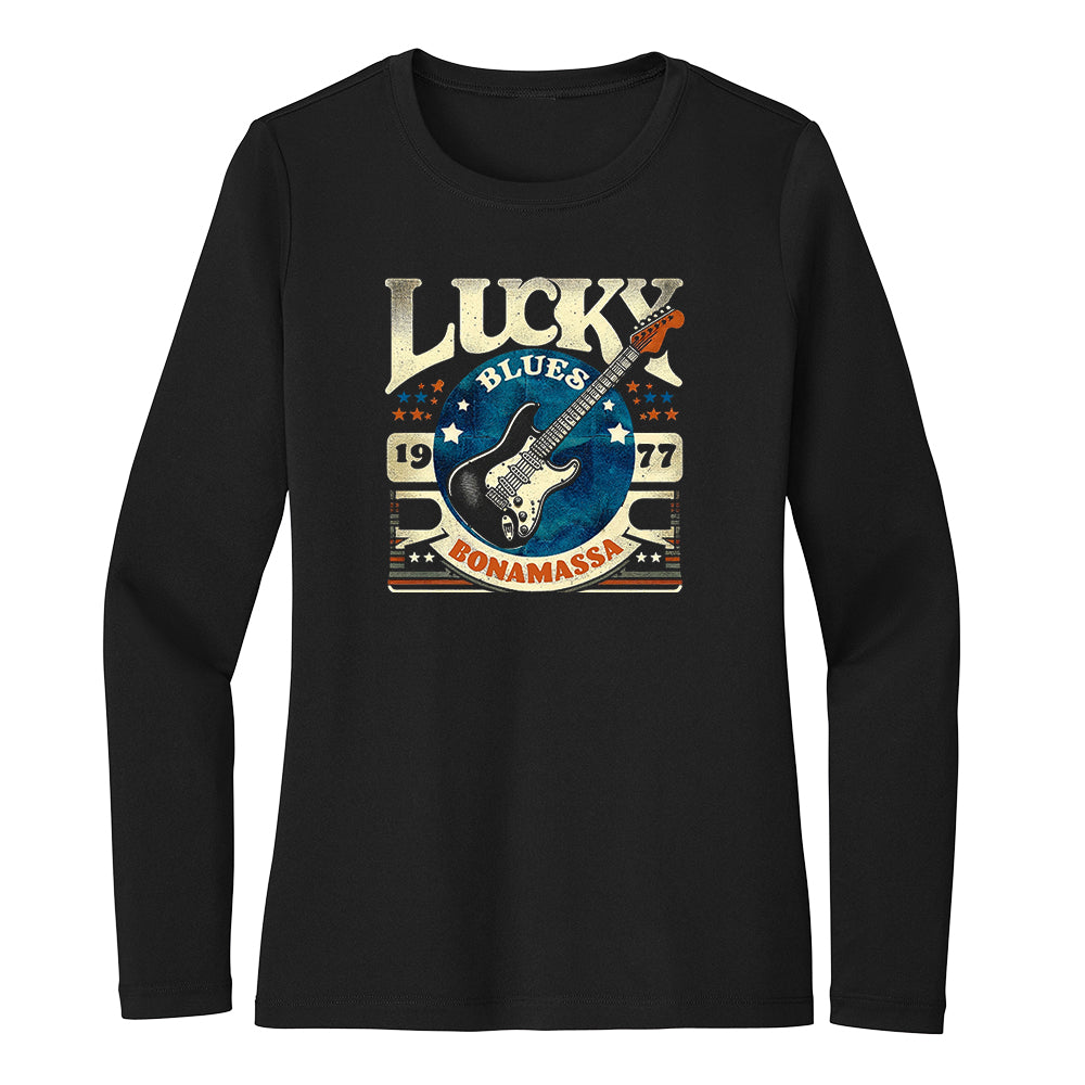 Joe Bonamassa Lucky Blues UV Pro langermet trøye svart dame