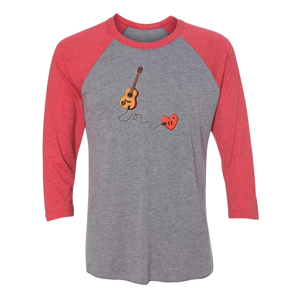 Joe Bonamassa Heartfelt Blues 3/4 T-skjorte raglan hvit