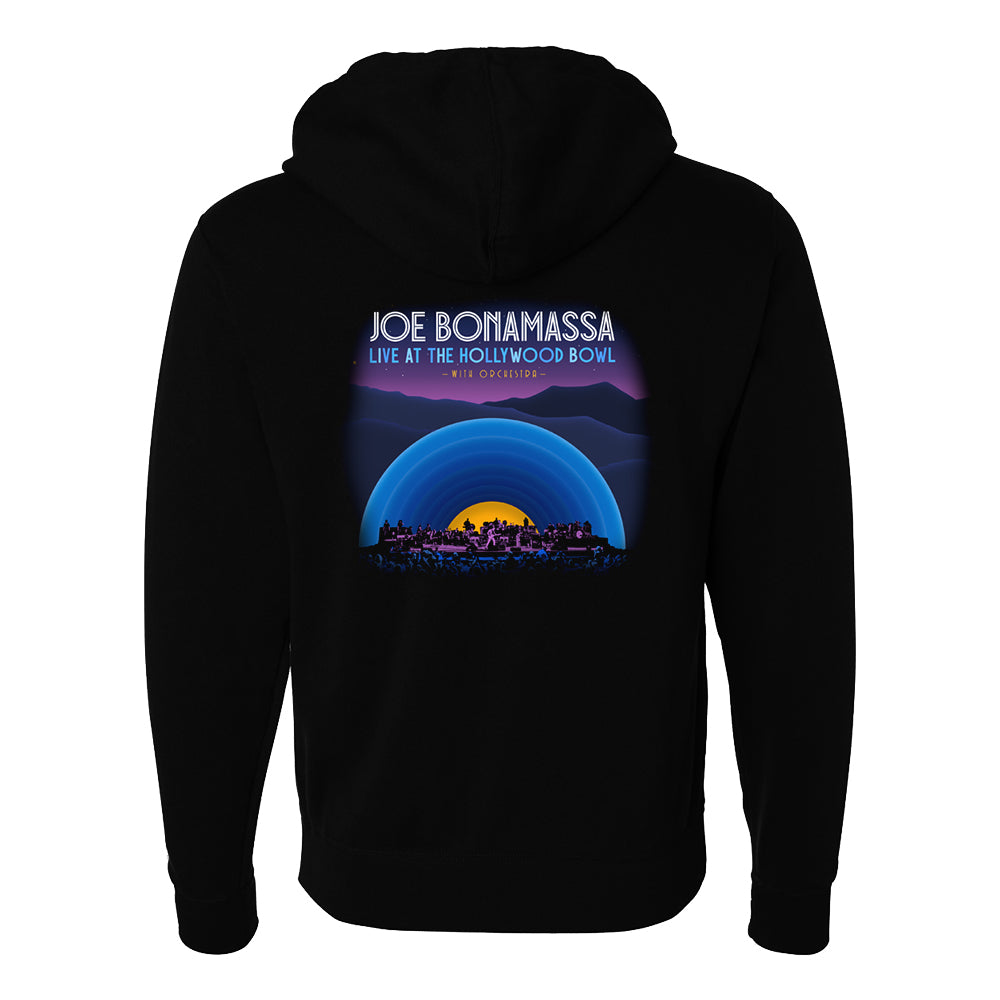 Joe Bonamassa Live at the Hollywood Bowl zip-hoodie svart unisex