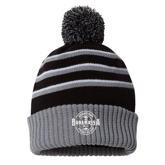 Joe Bonamassa Authentic Blues Stripe Pom lue Black/Grey stripete