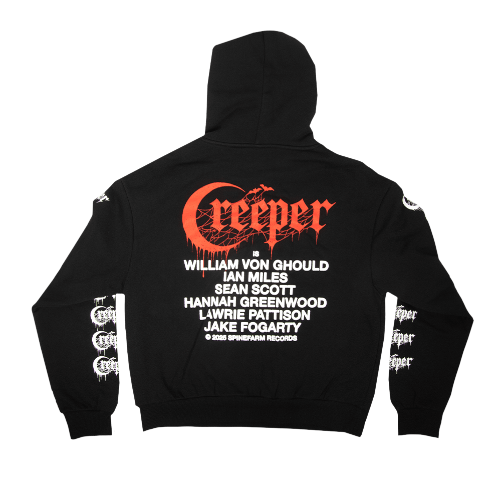 Creeper Sanguivore II hettegenser svart bomull