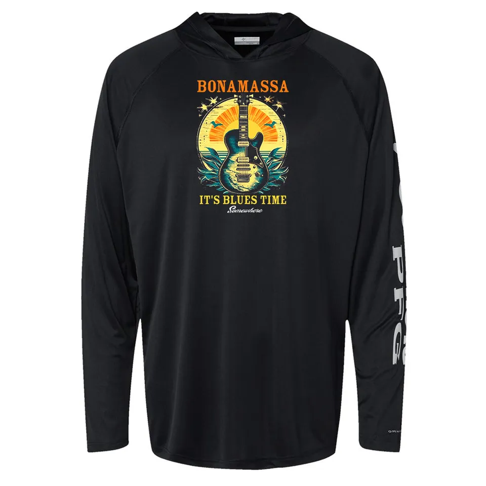 Joe Bonamassa It's Blues Time PFG hettegenser svart UPF 50