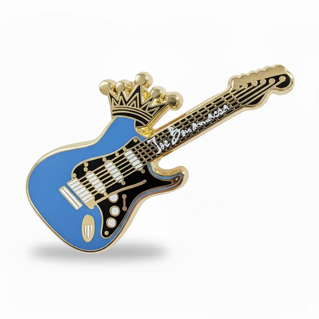 Joe Bonamassa Royal Strat Pin samlepin gull emalje