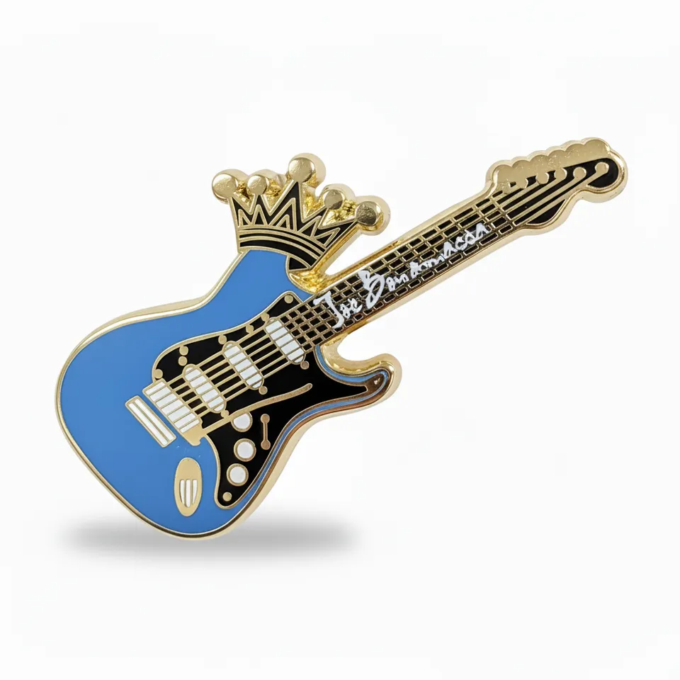 Joe Bonamassa Royal Strat Pin samlepin gull emalje