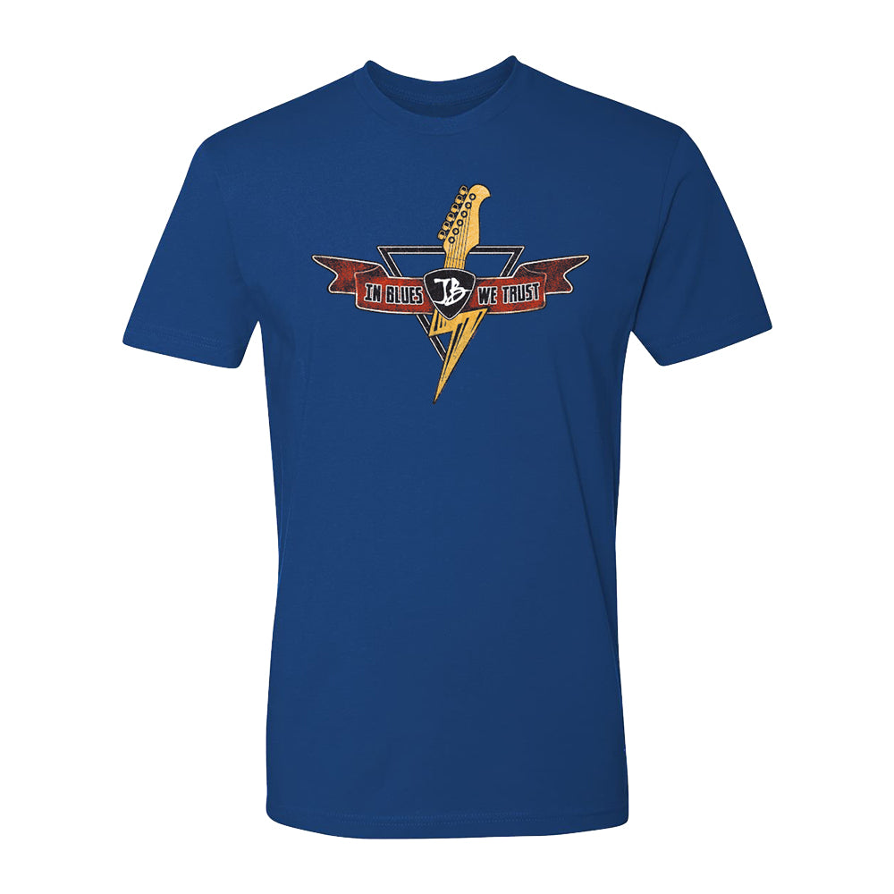Joe Bonamassa Blues Thunderbolt T-skjorte unisex svart bomull