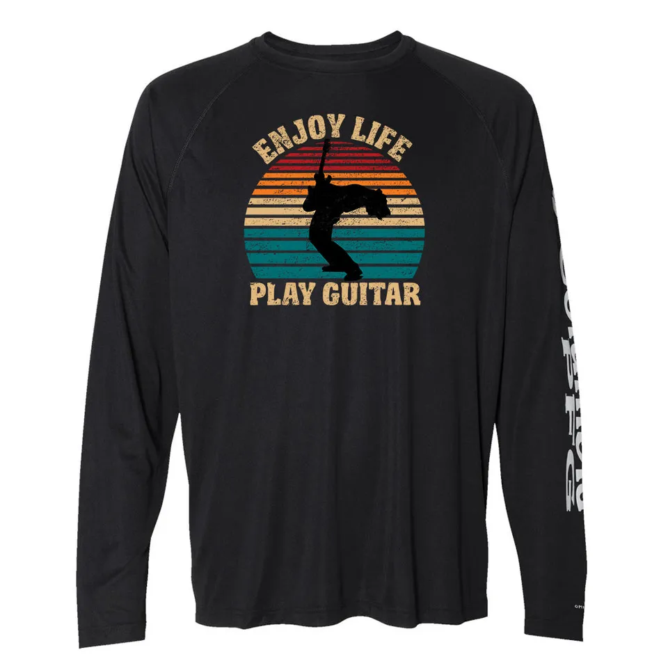 Joe Bonamassa Enjoy Life Play Guitar langermet t-skjorte