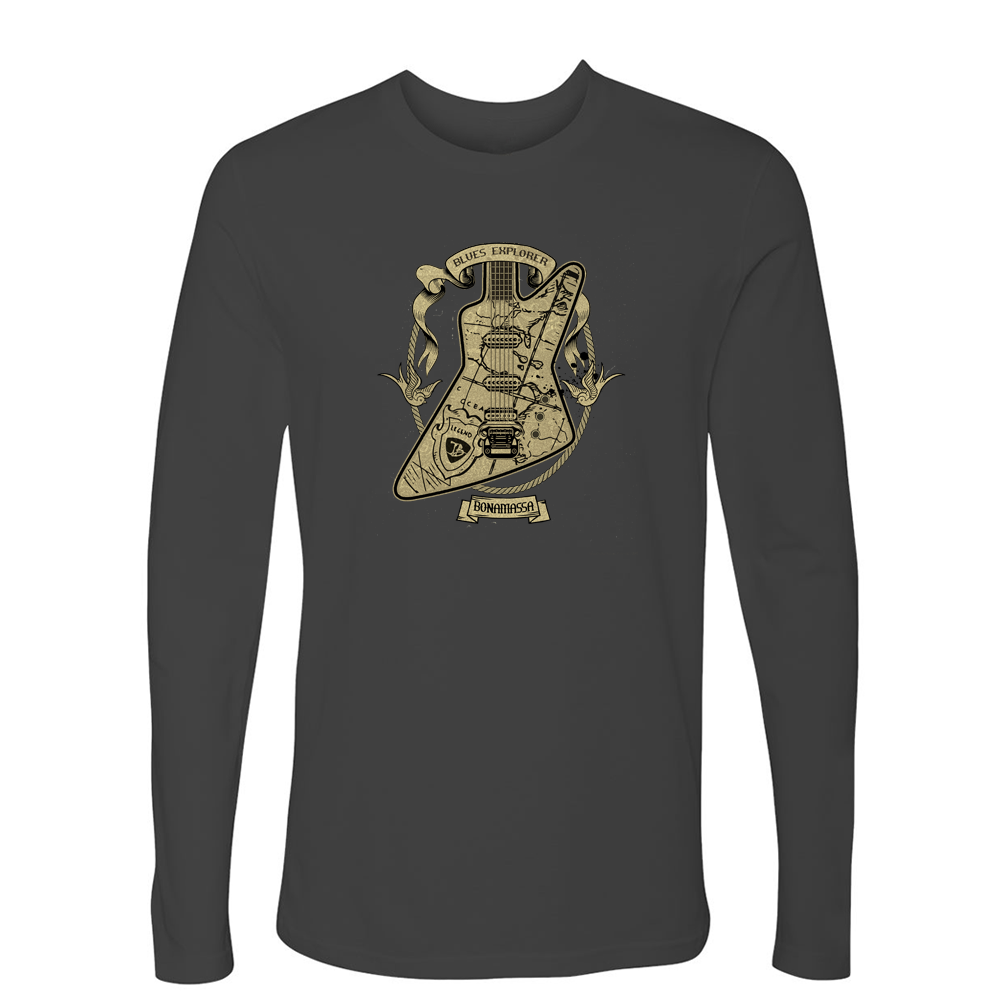 Joe Bonamassa Blues Explorer Long Sleeve langermet t-skjorte herre bomull