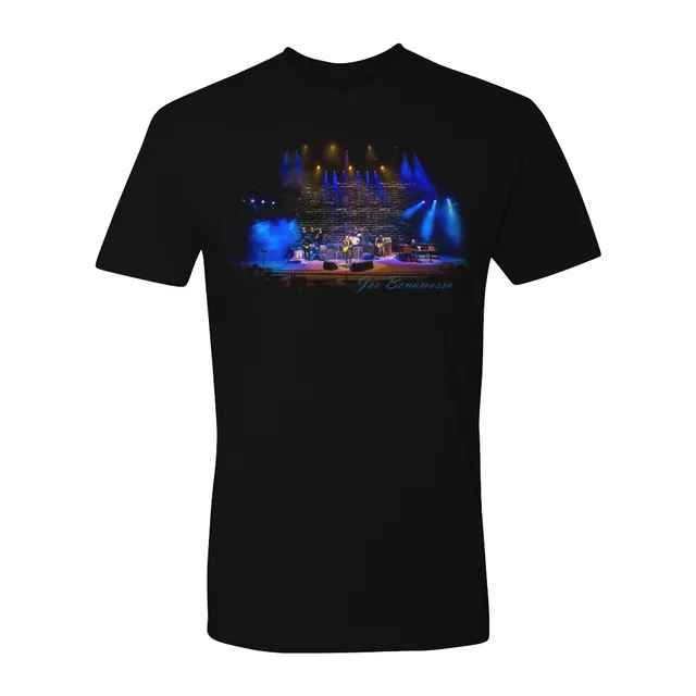 Joe Bonamassa Blues Live t-skjorte svart bomull