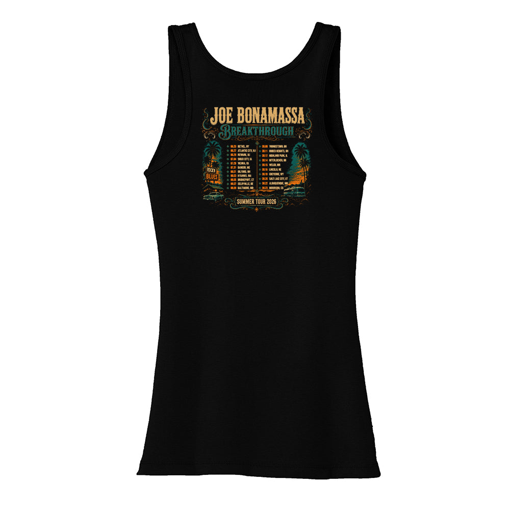 Joe Bonamassa 2026 Summer Tour singlet dame bomull