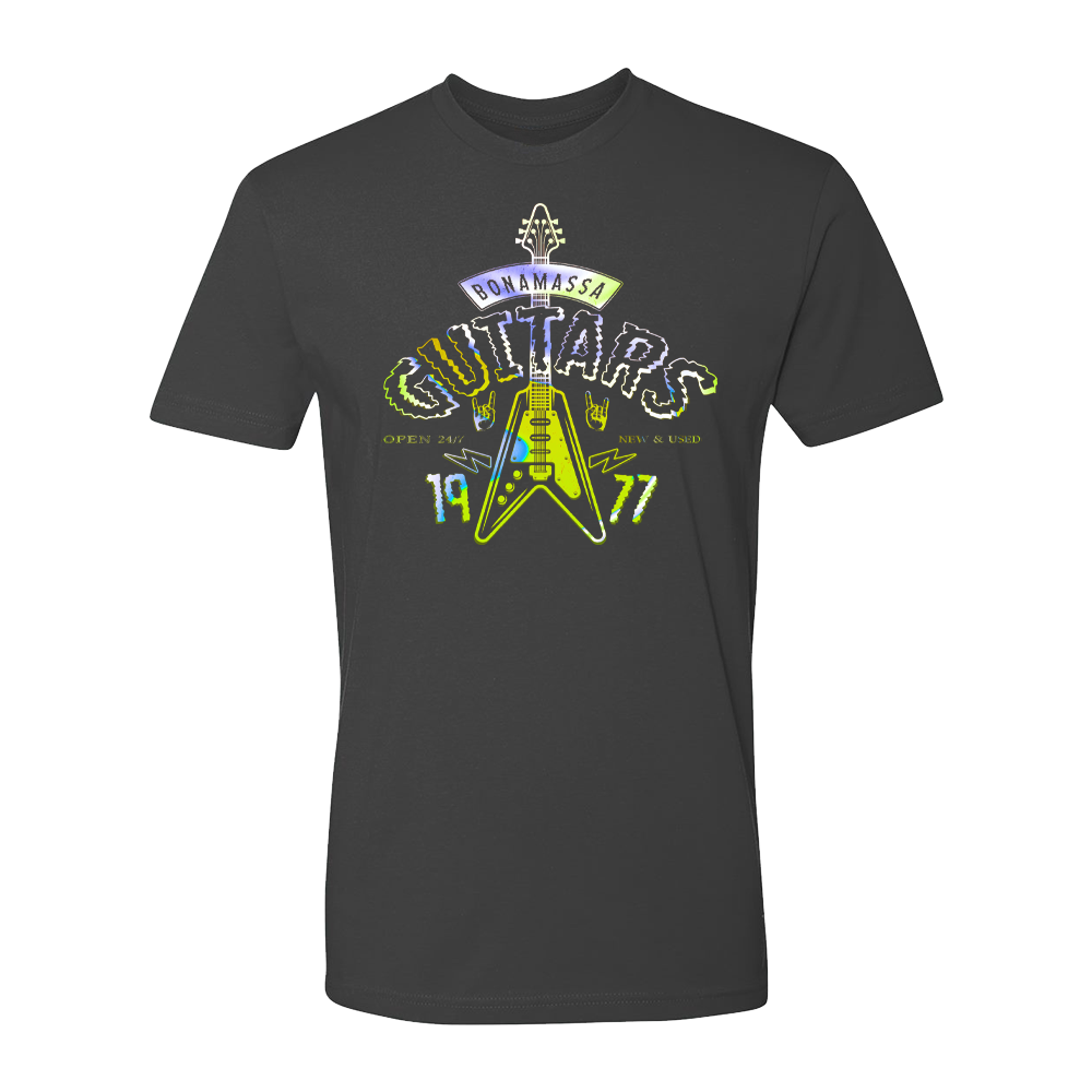 Joe Bonamassa Guitar Shockz t-skjorte unisex svart