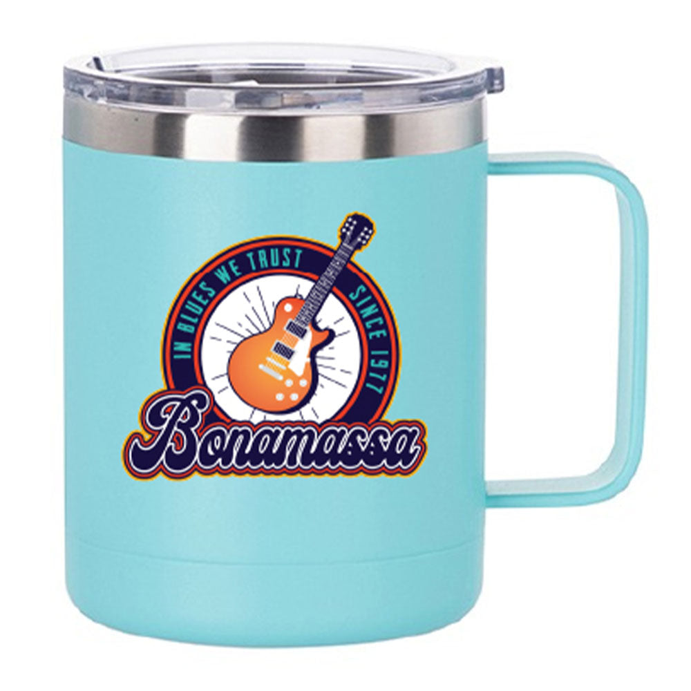 Joe Bonamassa Sunburst termokopp 10oz svart stål
