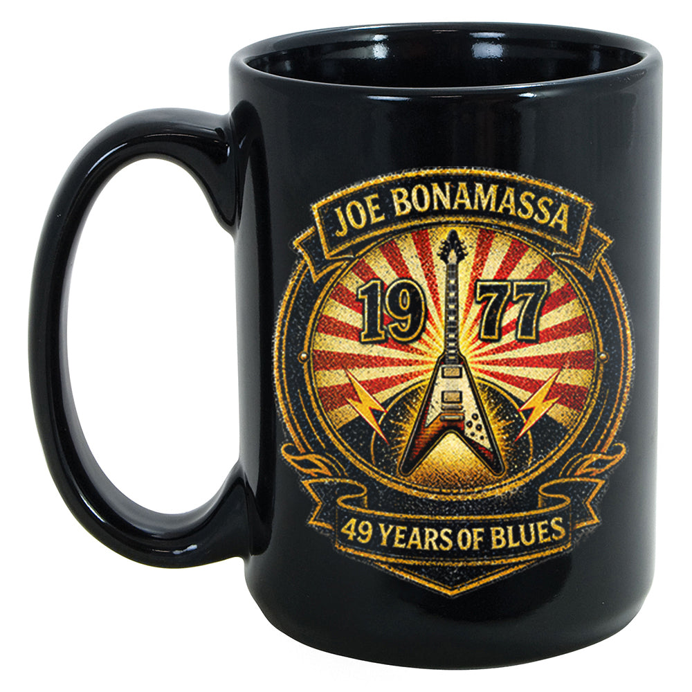 Joe Bonamassa 49 Years of Blues Flying V krus 11oz keramikk